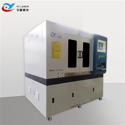 Stroj na rezanie jadra motora laserom